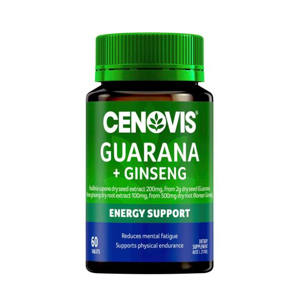 Guarana & Ginseng Energy Support Tablets