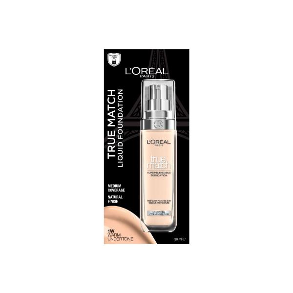 True Match Liquid Foundation W1 Golden Ivory