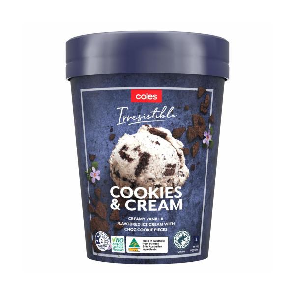 Irresistible Cookies & Cream