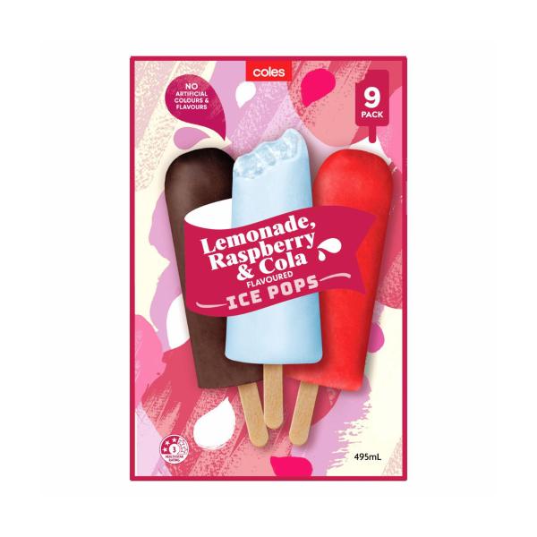 Icy Pops Raspberry Lemon & Cola