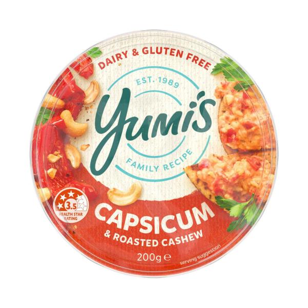 Capsicum & Cashews Dip Dairy & Gluten Free