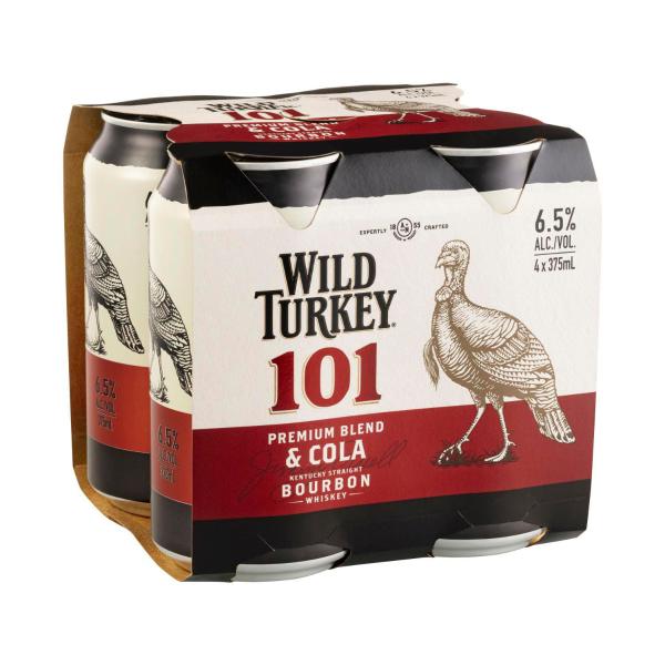 Wild Turkey & Cola 101 Can 375ml