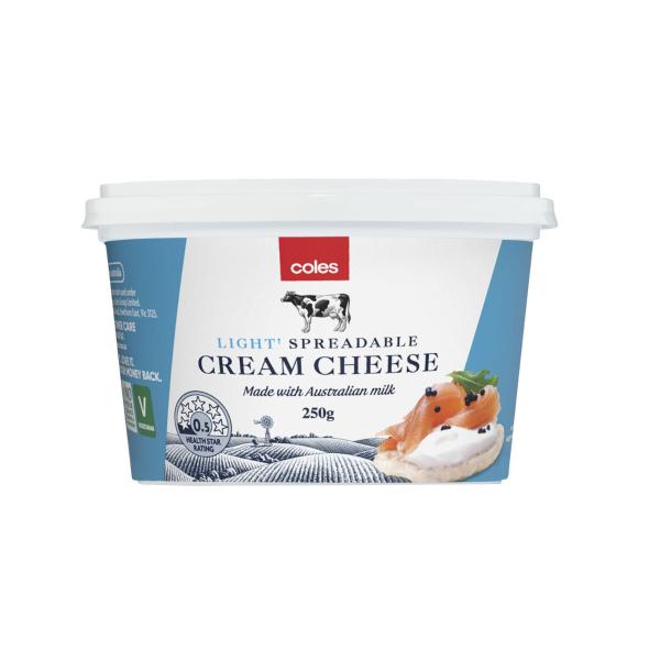 Spreadable Light Cream Cheese Tub
