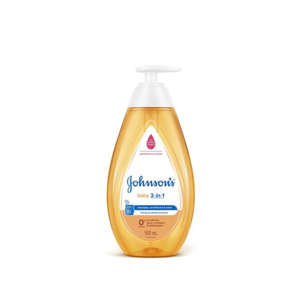 3-in-1 Hypoallergenic Gentle Tear-free Conditioning Baby Shampoo & Cleansing Wash