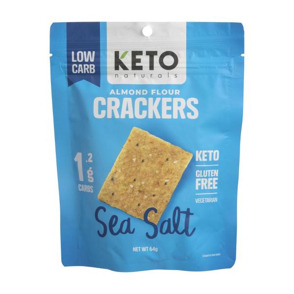 Almond Flour Crackers Sea Salt