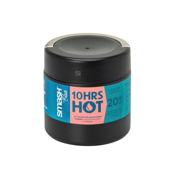 Blue Stainless Steel Food Jar 650ml