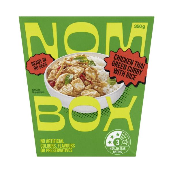 Meal Box Thai Green Chicken Curry Rice