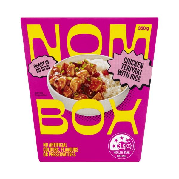 Meal Box Teriyaki Chicken With Rice