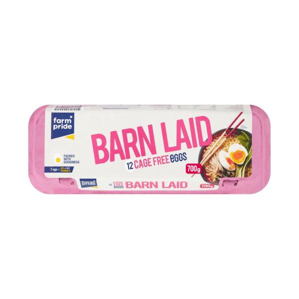 Cage Free Barn Laid Eggs 12 Pack