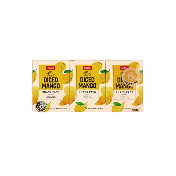 Diced Mango Snack 6 Pack