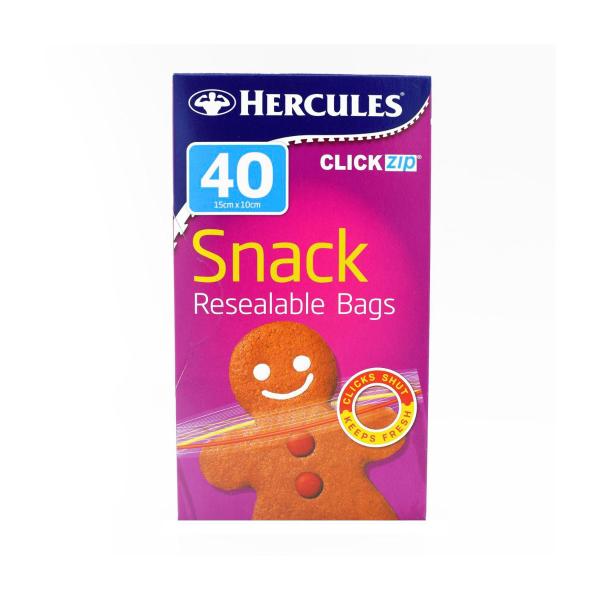 Clickzip Snack Bags Small 15cm x 10cm