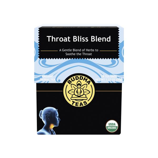 Organic Herbal Tea Bags Throat Bliss Blend