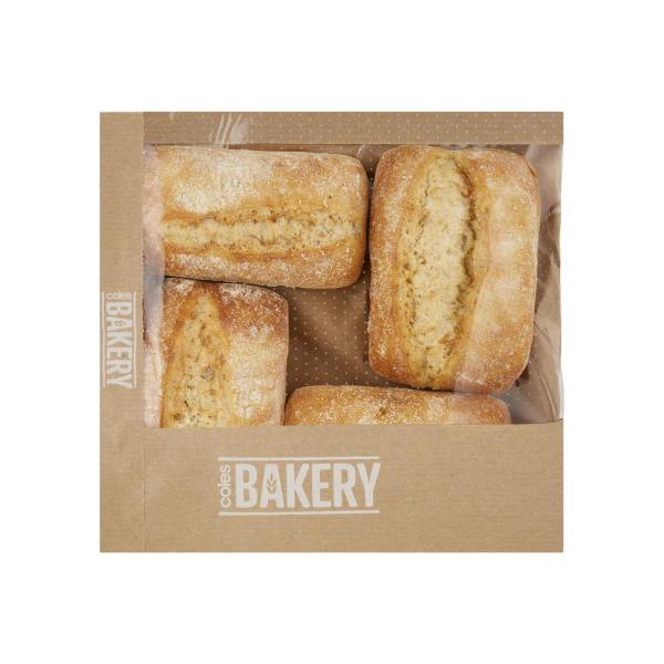 Stone Baked By Laurent Light Rye Sourdough Rolls