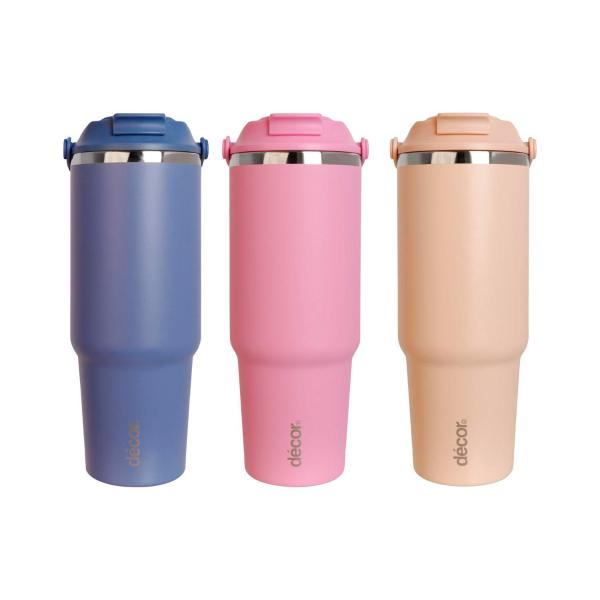 Double Wall 2 In 1 Travel Tumbler