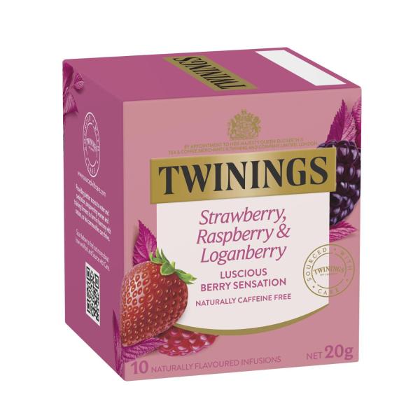 Strawberry Raspberry & Loganberry Infusions Tea Bags