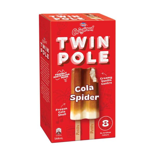 Original Twin Pole Cola Spider 8 Pack
