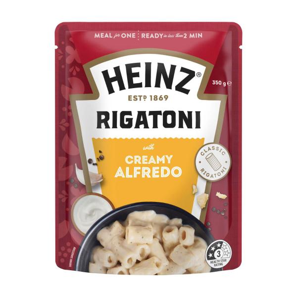 Rigatoni Pasta Meal With Creamy Alfredo