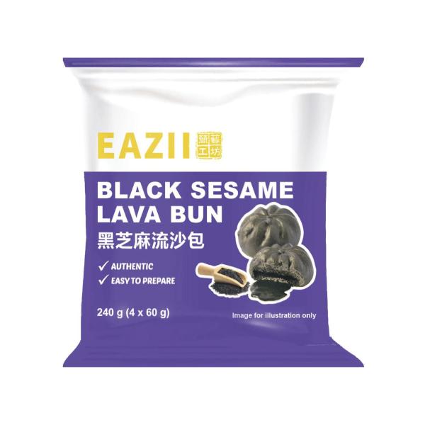 Black Sesame Lava Bun
