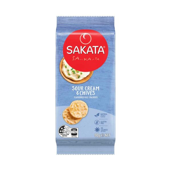 Rice Cracker Biscuits Sour Cream & Chives
