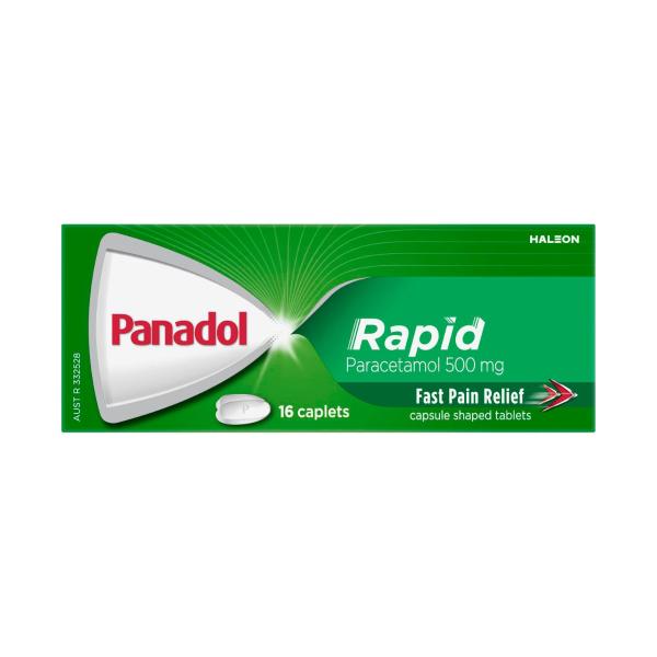 Rapid Paracetamol Pain Relief Caplets
