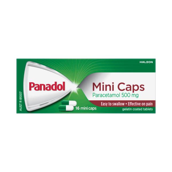 Paracetamol Pain Relief Mini Capsules
