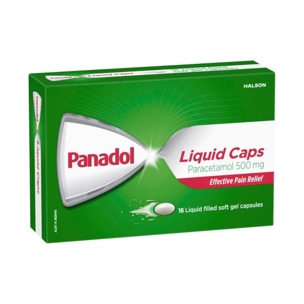 Liquid Paracetamol Pain Relief Capsules