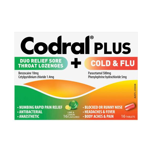 Plus Cold & Flu + Lozenge Combo Kit