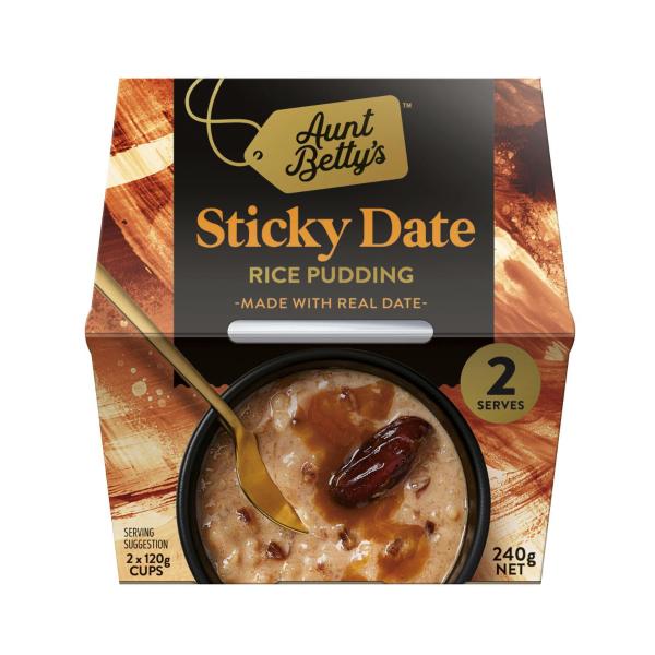 Rice Pudding Sticky Date 2 Pack