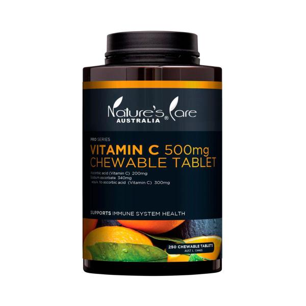 Pro Series Vitamin C 500mg Chewable Tablets