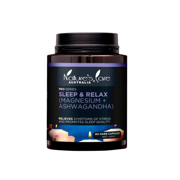 Pro Series Sleep & Relax Magnesium + Ashwagandha Hard Capsules