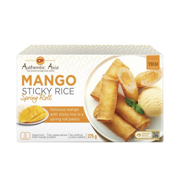 Mango Sticky Rice Spring Roll