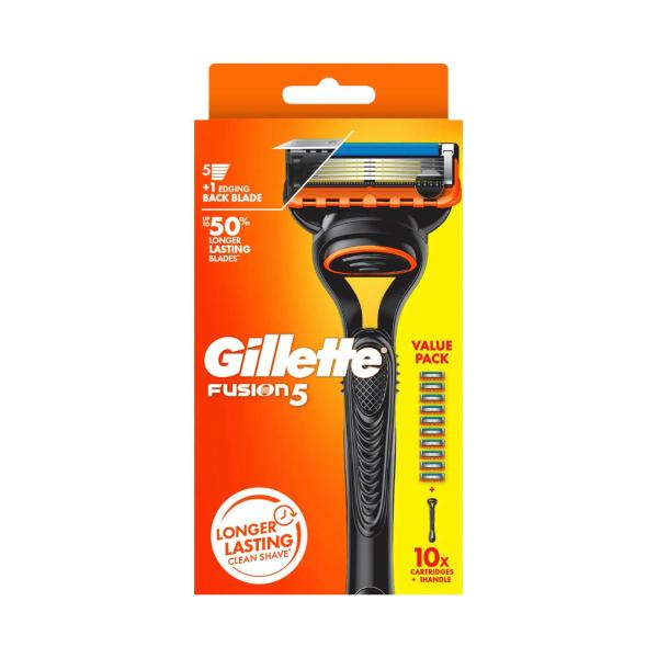 Fusion 5 Razor Kit With 10 Refill Blades
