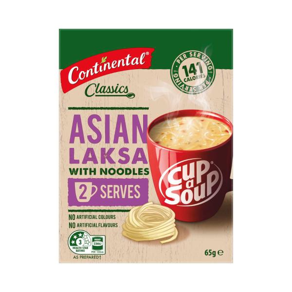 Cup A Soup Asian Laksa Serves 2