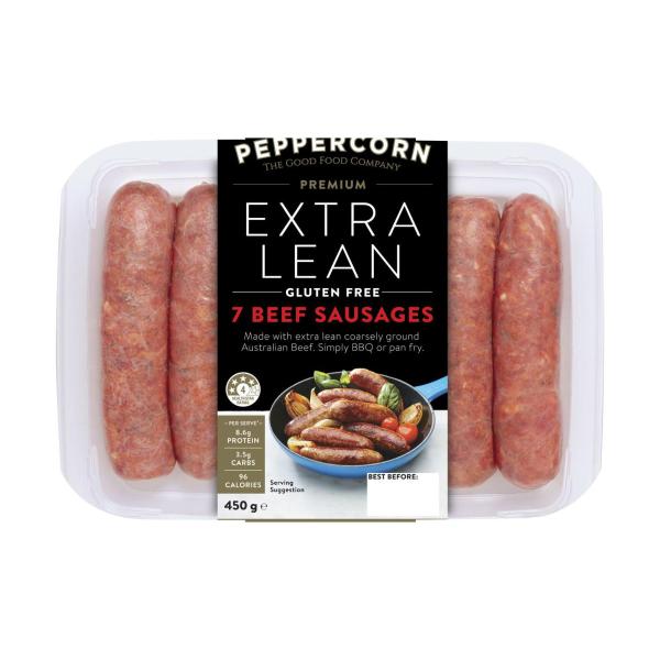 Extra Lean Beef Sausages