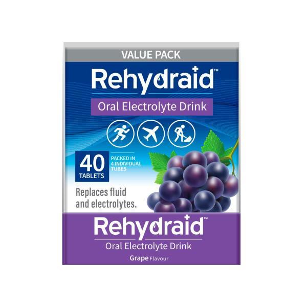 Electrolyte Effervescent Tablets Grape