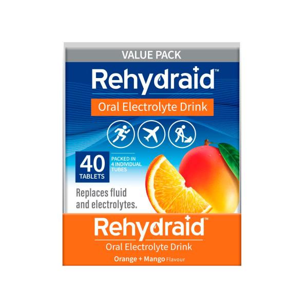 Electrolyte Effervescent Tablets Orange & Mango