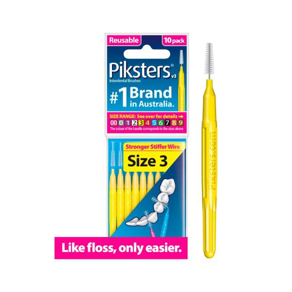 Interdental Brushes Yellow Size 3