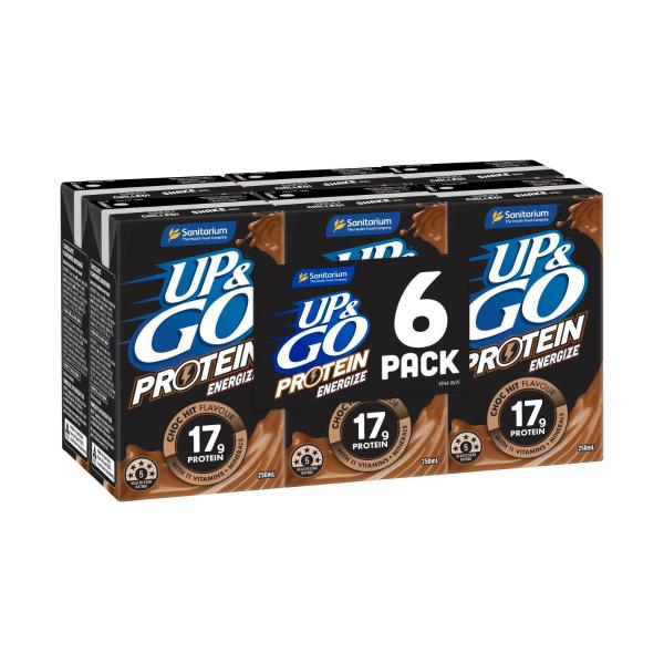 Up&go Protein Energize Choc 6x250ml