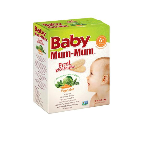Mum-mum First Rice Rusk Vegetable +6 Months