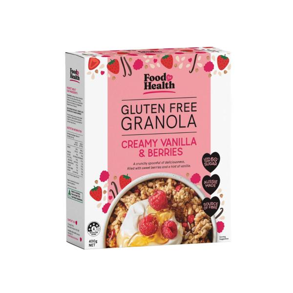 Gluten Free Granola Creamy Vanilla & Berries