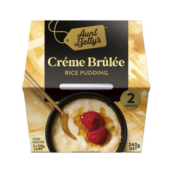 Rice Pudding Creme Brulee 2 Pack