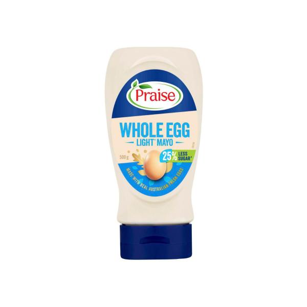 Squeeze Less Sugar Light Whole Egg Mayo