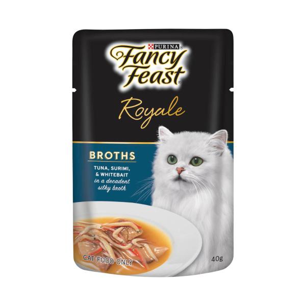 Adult Royale Broths Tuna Whitebait Cat Food