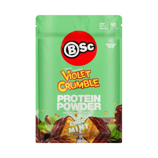 X Violet Crumble Protein Powder Choc Mint