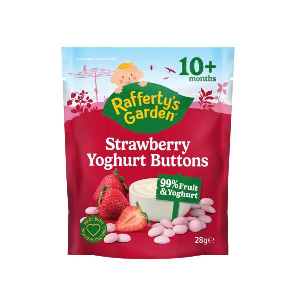 Strawberry Yoghurt Buttons Baby Food Snacks 10+ Months