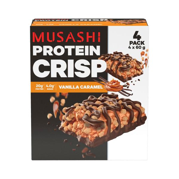Protein Crisp Bars Vanilla Caramel 4 Pack