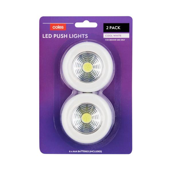 Led Push Light 2 Pack