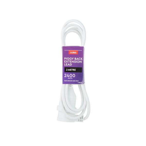 Piggyback Extension Cord 2m