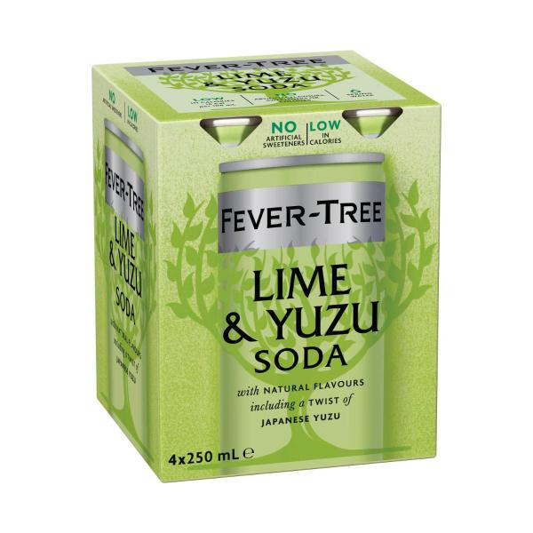 Lime & Yuzu Soda 4x250ml