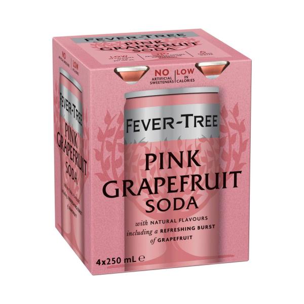 Pink Grapefruit Soda 4x250ml